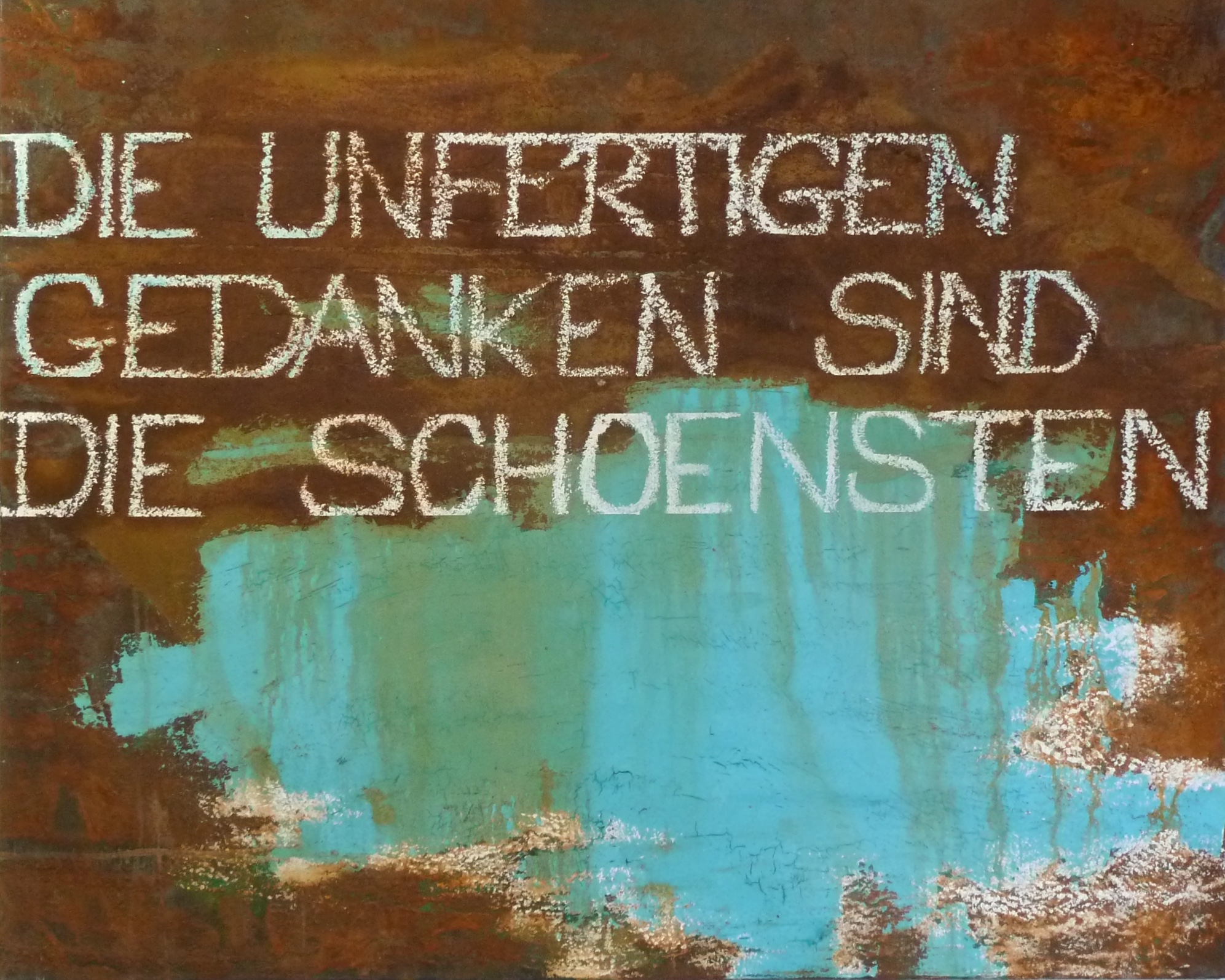 Resumee nach einem freien Jahr • 100 x 80