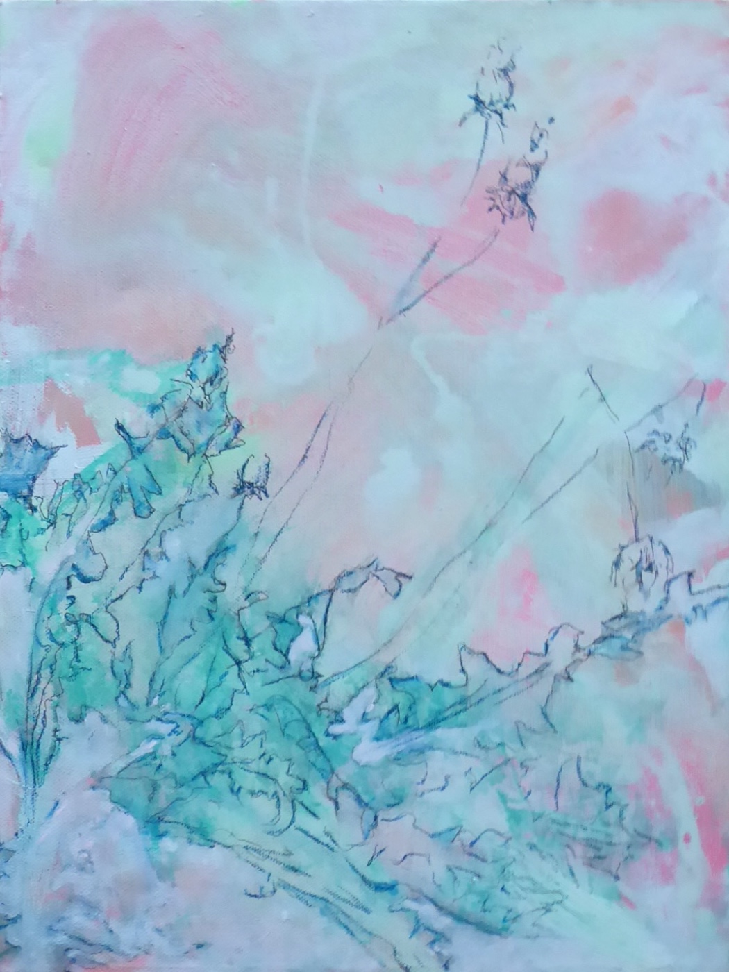 Löwenzahn VI • 30 x 40